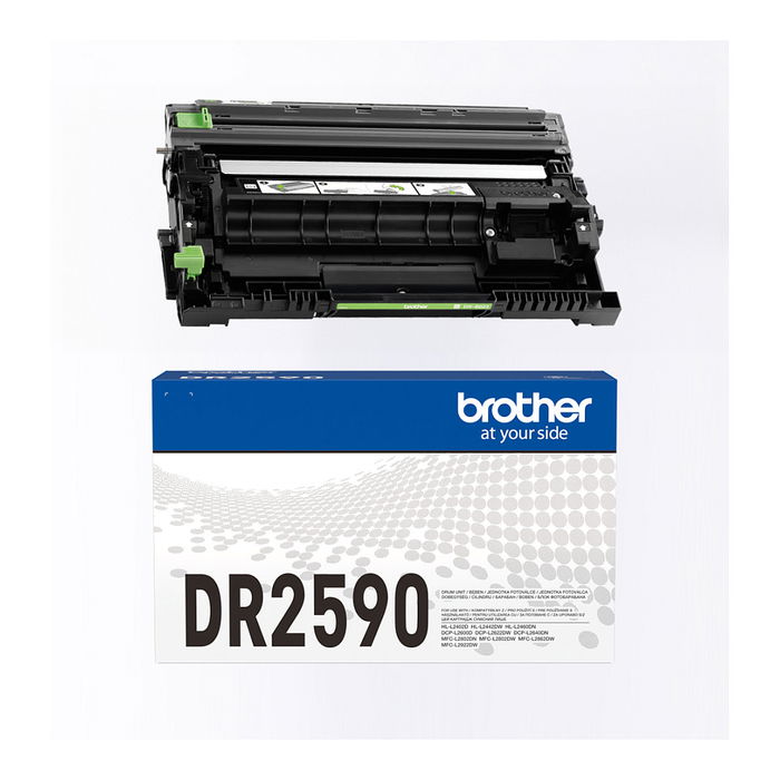 Brother DR-2590 Original Trommeleinheit Negro, Compatible con HL-L2375DW, MFC-L2750DW, DCP-L2550DN, 3000 páginas