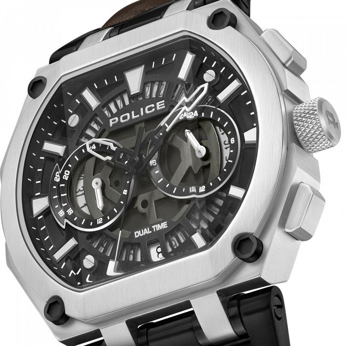 Reloj Hombre Police PEWGF0054403 Marrón
