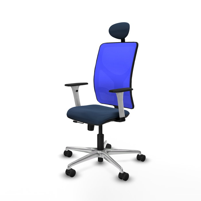 PIQUERAS Y CRESPO Silla de oficina Motilla con mecanismo Sincro/Traslack Azul PIQUERAS Y CRESPO Silla de oficina Motilla con mecanismo Sincro/Traslack Azul