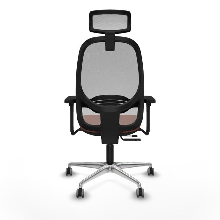 PIQUERAS Y CRESPO Silla de oficina Cilanco con mecanismo Sincro/Traslack Marrón y Gris PIQUERAS Y CRESPO Silla de oficina Cilanco con mecanismo Sincro/Traslack Marrón y Gris