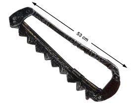 Sierra Oxidada Ensangrentada 53x18 cm Para Disfraz De Carnicero Halloween Terror