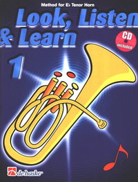 DE HASKE, LOOK,LISEN & LEARN 1 EB TENOR HORN (TROMPA) +CD