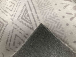 DKD Home Decor Alfombra Boho Gris 240 x 60 cm (2 Unidades) Poliester