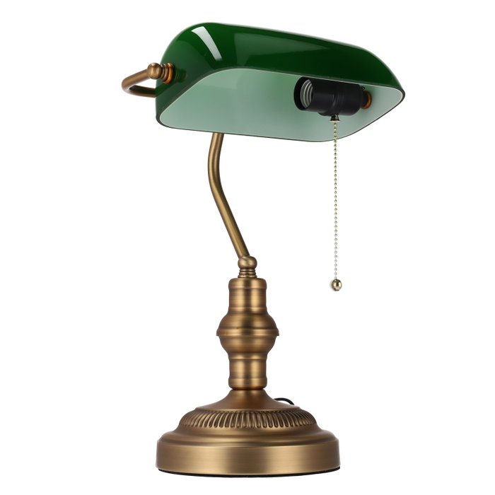 Lámpara de mesa vintage Banker