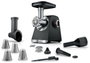 Bosch MFWS640B Picadora de carne Serie 6 de 500 W, 3,5 kg/min, Negro