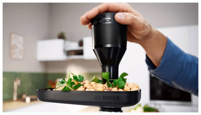 Bosch MFWS640B Picadora de carne Serie 6 de 500 W, 3,5 kg/min, Negro