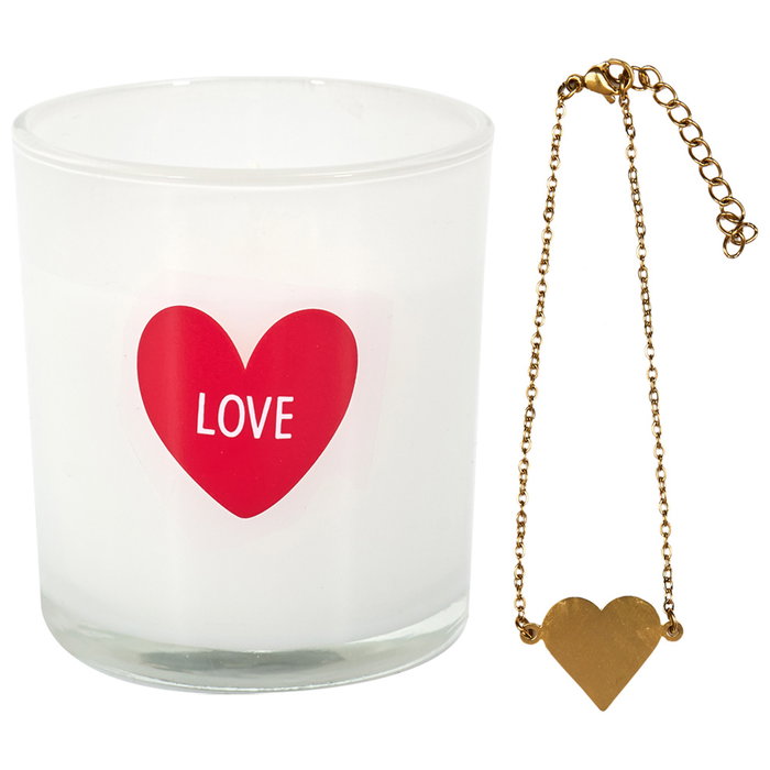 The Concept Factory Vela Perfumada Corazón y Joya Colección Bougie Surtidos Chou, Love, Chaton 120g 20h