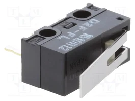 Aratas (Formerly Omron Components) Microconmutador SNAP ACTION D2F SPDT con palanca 3A/125VAC
