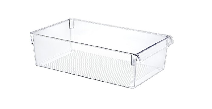 Hermia CLRMX-3 Set de 3 Organizadores para Nevera Transparente de Plástico Libre de BPA