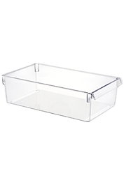 Hermia CLRMX-3 Set de 3 Organizadores para Nevera Transparente de Plástico Libre de BPA