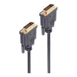 S-Impuls Cable DVI-D 24+1 (ST-ST) 5m Negro