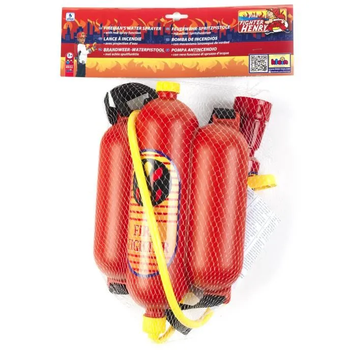 Klein 8932 Manguera contra Incendios con Mochila y Tanque de Agua 2 Litros