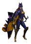 Batman Arkham Knight Figura Videogame Masterpiece 1/6 Batgirl (Purple and Gold Version) Exclusive 30 cm