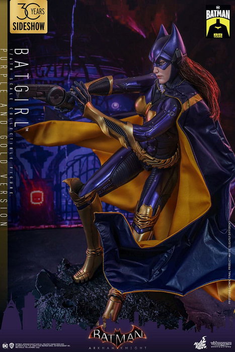 Batman Arkham Knight Figura Videogame Masterpiece 1/6 Batgirl (Purple and Gold Version) Exclusive 30 cm