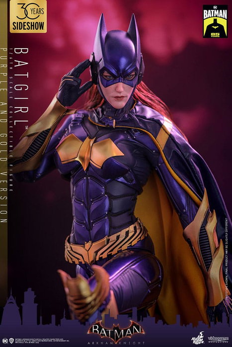 Batman Arkham Knight Figura Videogame Masterpiece 1/6 Batgirl (Purple and Gold Version) Exclusive 30 cm