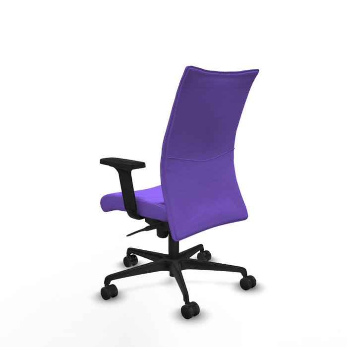 PIQUERAS Y CRESPO Silla Albacete Confidente con Mecanismo Sincro, Tela Lila PIQUERAS Y CRESPO Silla Albacete Confidente con Mecanismo Sincro, Tela Lila