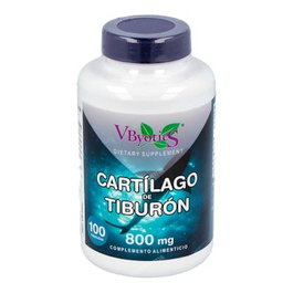 VBYOTICS Cartílago de Tiburón 800Mg 100 Cápsulas con Glucosamina y Condroitina para Mantenimiento Articular