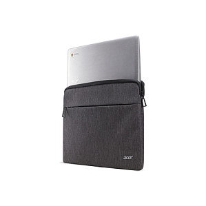 Acer Funda Protectora para Portátil de 15.6 Pulgadas Gris con Bolsillo Frontal