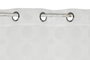 DKD Home Decor Cortina de Poliéster Blanca con 8 Anillas 140x260 cm