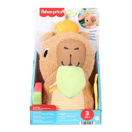 Mattel Peluche Fisher-Price Capibara Estímulos y Juego para Bebés desde 0 Meses