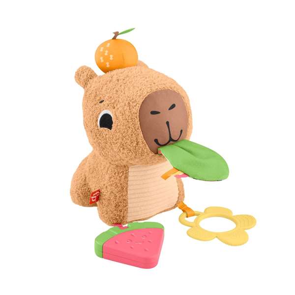 Mattel Peluche Fisher-Price Capibara Estímulos y Juego para Bebés desde 0 Meses