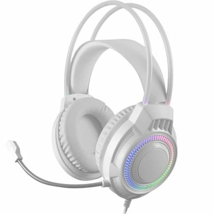 Mars Gaming MH124W Auriculares Gaming Blancos con Iluminación FRGB Mars Gaming MH124W Auriculares Gaming Blancos con Iluminación FRGB