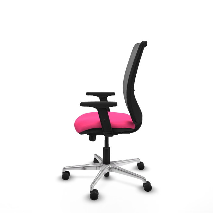 PIQUERAS Y CRESPO Silla de oficina Zulema con mecanismo Sincro/Traslack Rosa y Gris PIQUERAS Y CRESPO Silla de oficina Zulema con mecanismo Sincro/Traslack Rosa y Gris