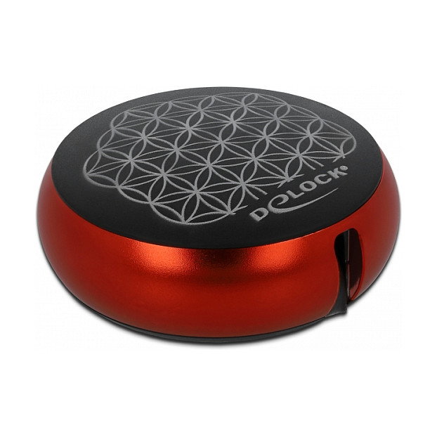DeLOCK Cable retráctil USB-A a USB-C 2.0 negro/rojo 92cm DeLOCK Cable retráctil USB-A a USB-C 2.0 negro/rojo 92cm