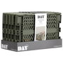 Day Caja Plegable 50x33 cm Verde Oliva Almacenaje Apilable 27.6L 45kg