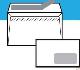 Sobre Sam 110X220 Blanco 90G Open V.Dcha.(Silicona) Especial Laser Caja De 500