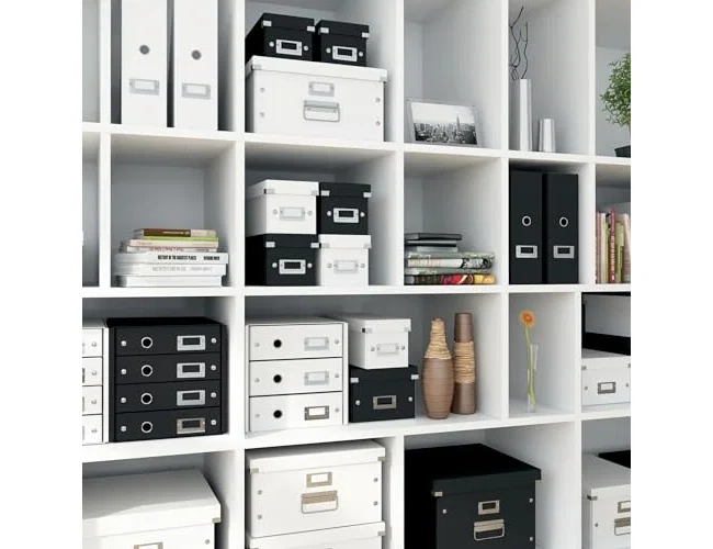 Leitz Click&Store Caja de Almacenaje Cúbica Mediana Negro