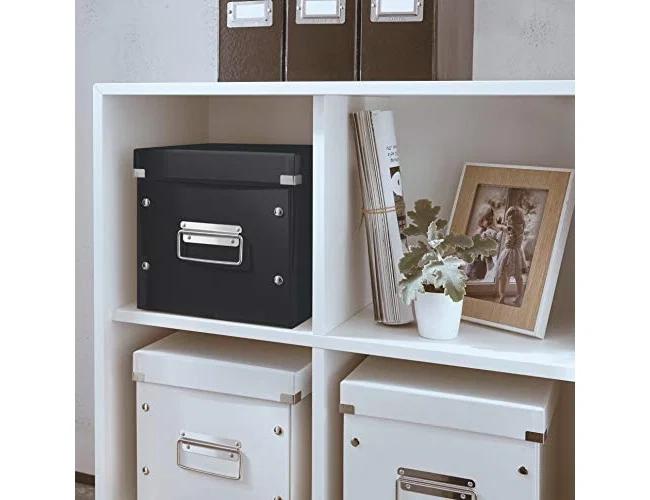 Leitz Click&Store Caja de Almacenaje Cúbica Mediana Negro