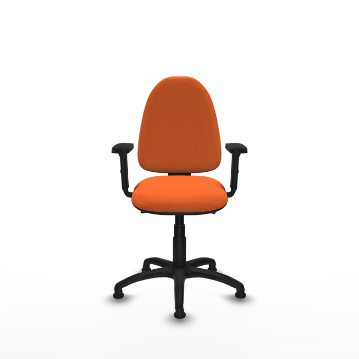 PIQUERAS Y CRESPO Silla de oficina Aýna Naranja con mecanismo Asincro