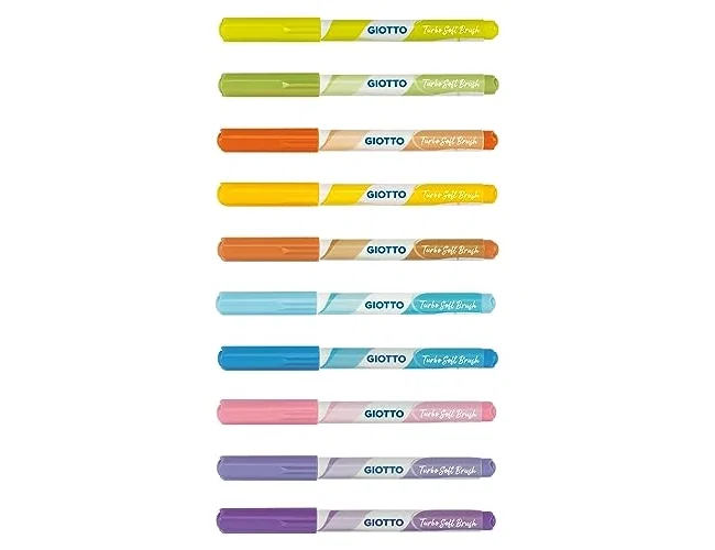 Giotto Turbo Soft Brush Pastel Estuche de 10 Colores Surtidos F426900