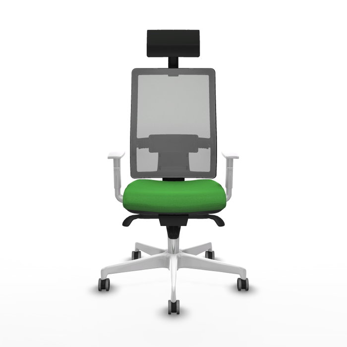 PIQUERAS Y CRESPO Silla de oficina Horna con mecanismo Sincro, Verde y Gris PIQUERAS Y CRESPO Silla de oficina Horna con mecanismo Sincro, Verde y Gris