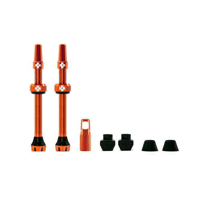 Muc-Off Juego de Válvulas V2 Tubeless 60mm Naranja Muc-Off Juego de Válvulas V2 Tubeless 60mm Naranja