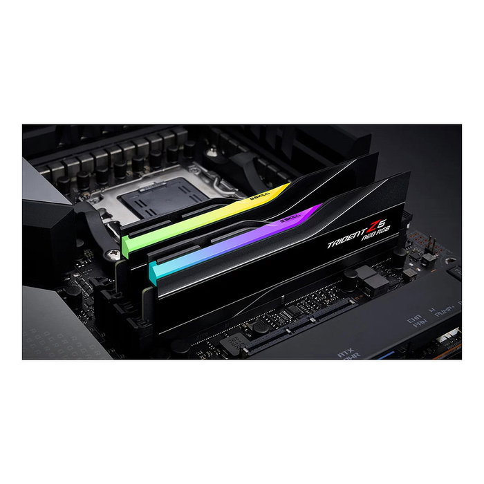 G.Skill Trident Z5 Neo RGB 128 GB (2x64GB) DDR5 6000 MT/s CL32 64-GX2-TZ5NR G.Skill Trident Z5 Neo RGB 128 GB (2x64GB) DDR5 6000 MT/s CL32 64-GX2-TZ5NR