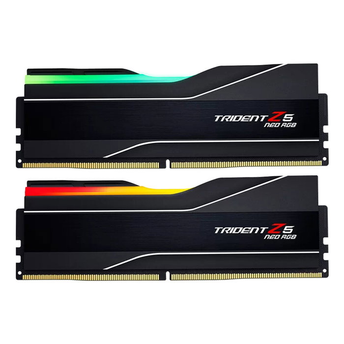 G.Skill Trident Z5 Neo RGB 128 GB (2x64GB) DDR5 6000 MT/s CL32 64-GX2-TZ5NR G.Skill Trident Z5 Neo RGB 128 GB (2x64GB) DDR5 6000 MT/s CL32 64-GX2-TZ5NR