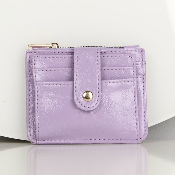 Zoozie Bags Billetera de Cuero Lila con Soporte para Tarjetas - Elegante y Práctica, Tamaño Compacto 11.5 x 9 cm Zoozie Bags Billetera de Cuero Lila con Soporte para Tarjetas - Elegante y Práctica, Tamaño Compacto 11.5 x 9 cm