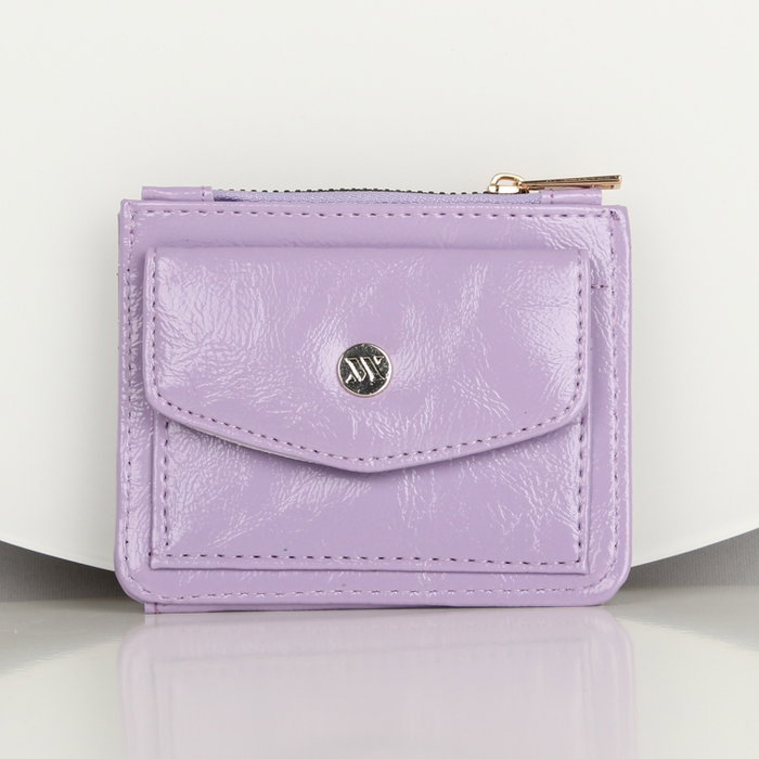 Zoozie Bags Billetera de Cuero Lila con Soporte para Tarjetas - Elegante y Práctica, Tamaño Compacto 11.5 x 9 cm Zoozie Bags Billetera de Cuero Lila con Soporte para Tarjetas - Elegante y Práctica, Tamaño Compacto 11.5 x 9 cm