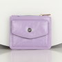 Zoozie Bags Billetera de Cuero Lila con Soporte para Tarjetas - Elegante y Práctica, Tamaño Compacto 11.5 x 9 cm