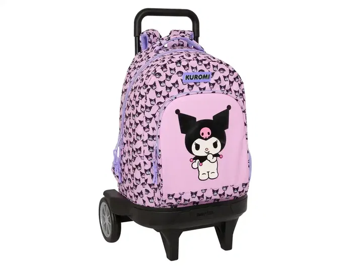 Safta Mochila con Ruedas Compact Evolution Kuromi Extraíble Safta Mochila con Ruedas Compact Evolution Kuromi Extraíble