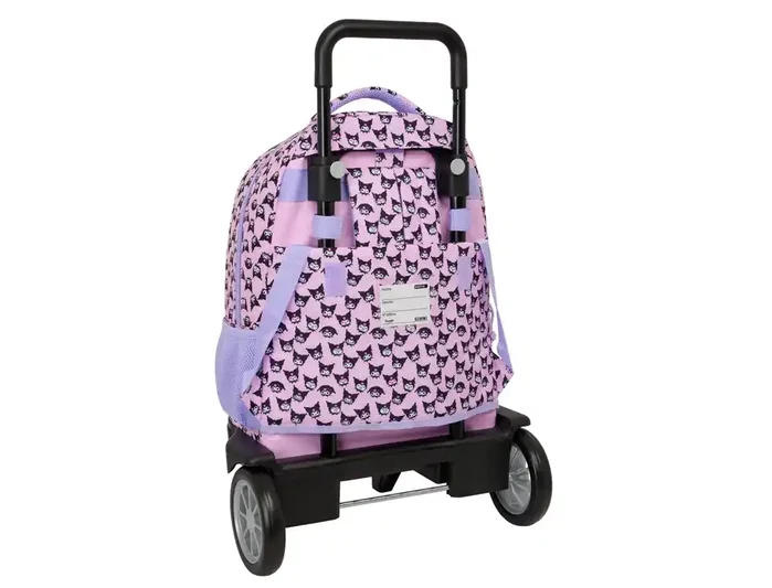 Safta Mochila con Ruedas Compact Evolution Kuromi Extraíble Safta Mochila con Ruedas Compact Evolution Kuromi Extraíble