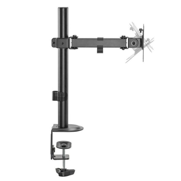 EQUIP EQ650156 Soporte de Mesa para Monitor VESA 75x75/100x100 mm, hasta 32 Pulgadas y 9 kg, Negro