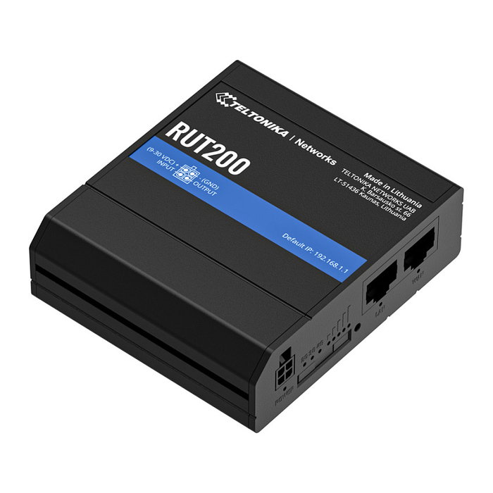 Teltonika RUT200 Router Celular Industrial 4G LTE con eSIM