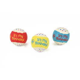 Croci Party Pelota Tenis de 3 Piezas - 6,5 cm