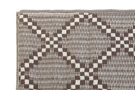DKD Home Decor Alfombra 180 x 1 x 120 cm (4 Unidades) Marron Beige