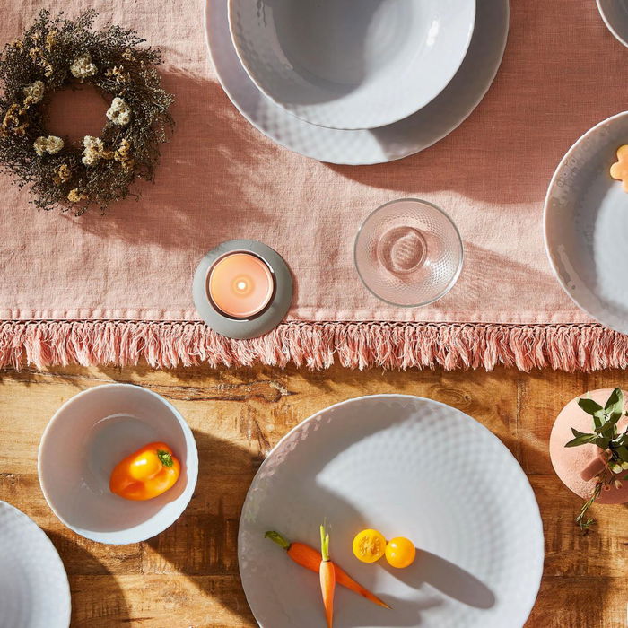 Vajilla Vidrio Pampille Granit Luminarc 18 Piezas - 6 Personas