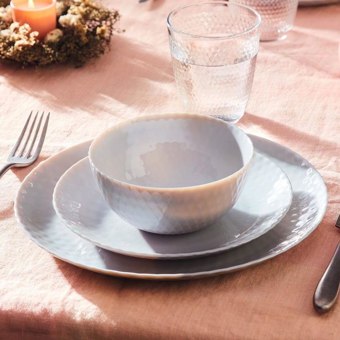 Vajilla Vidrio Pampille Granit Luminarc 18 Piezas - 6 Personas