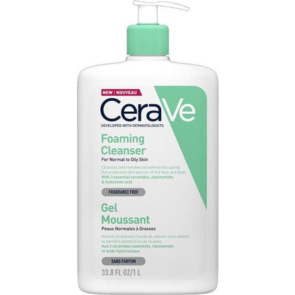 Cerave Gel Limpiador Espumoso 1000 ml